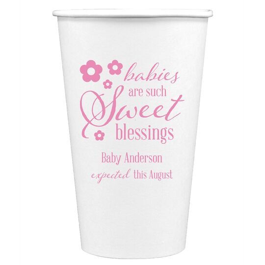 Sweet Blessings Paper Coffee Cups